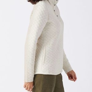Duluth trading cream pullover